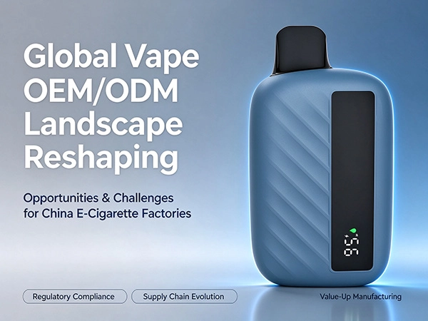 Global Vape OEM/ODM Reshaping: China E-Cig Opportunities & Challenges
