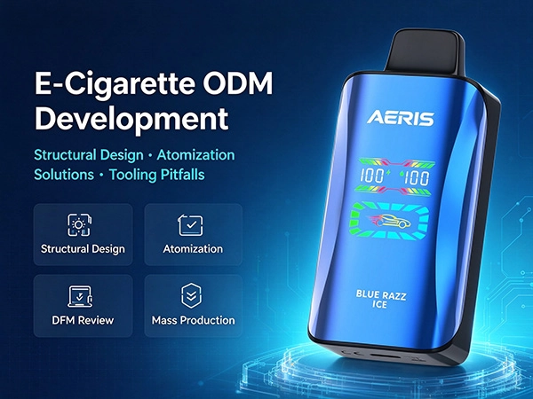 E-Cigarette ODM Development Guide: Structure, Atomization & Pitfalls